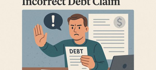 How to dispute an incorrect debt claim.