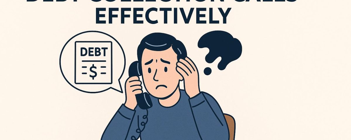 How to handle debt collection calls effectively.