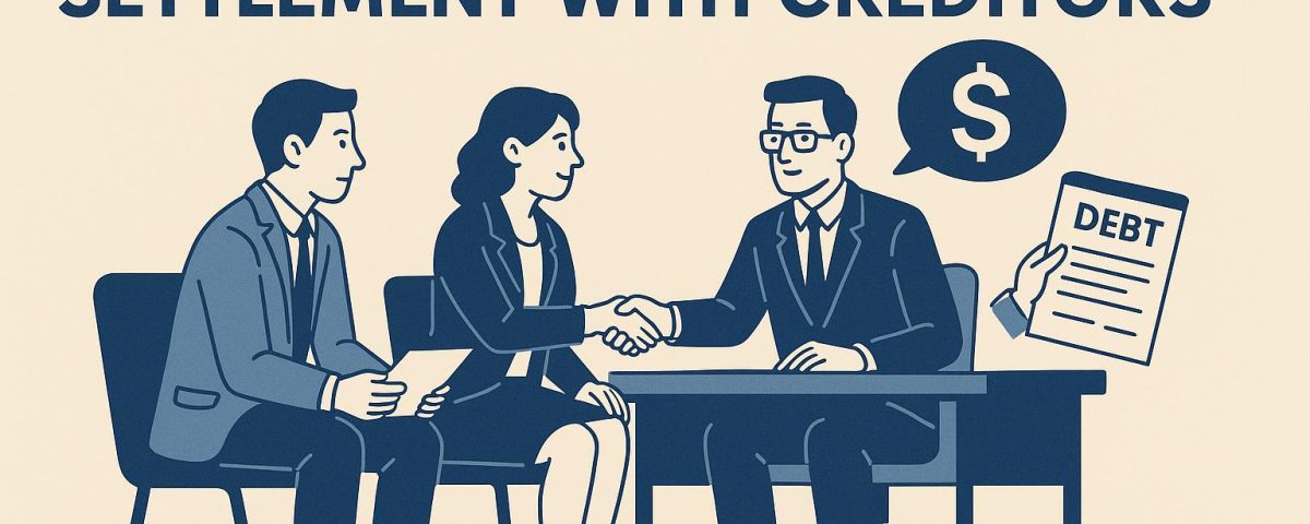 How to negotiate a settlement with creditors.