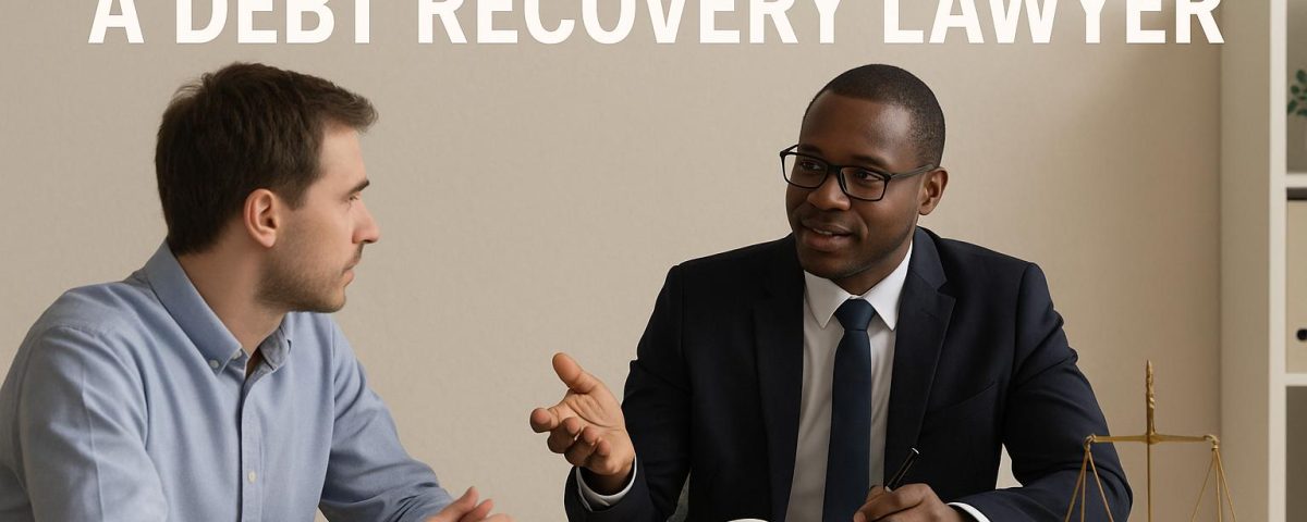 How to work with a debt recovery lawyer.