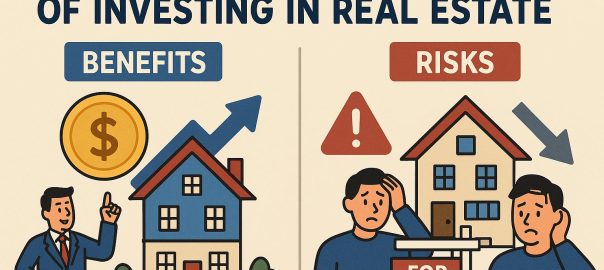 The benefits and risks of investing in real estate.