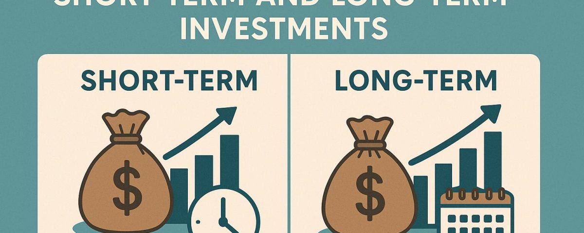 The difference between short-term and long-term investments.