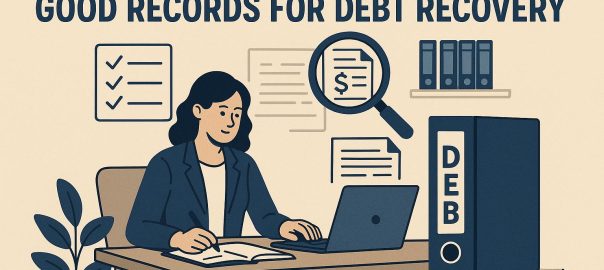 The importance of maintaining good records for debt recovery.