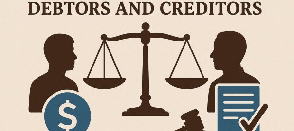 The legal rights of debtors and creditors.
