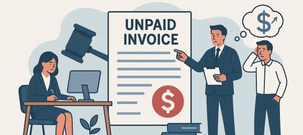 The process of recovering unpaid invoices.
