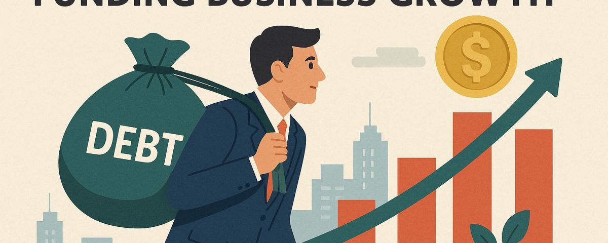 The role of debt in funding business growth.