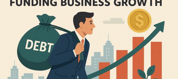 The role of debt in funding business growth.