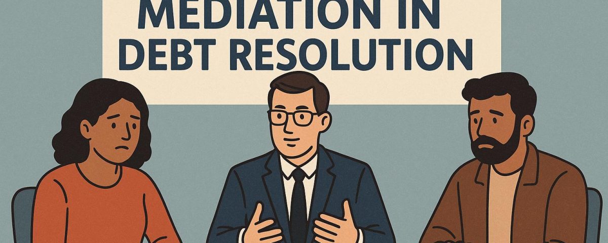 The role of mediation in debt resolution.