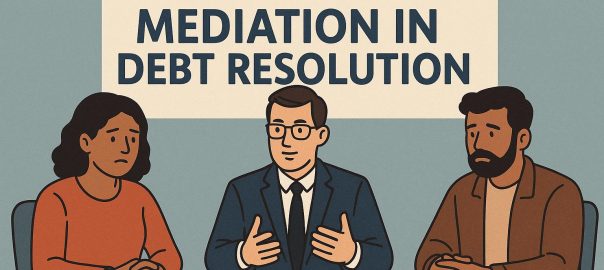 The role of mediation in debt resolution.