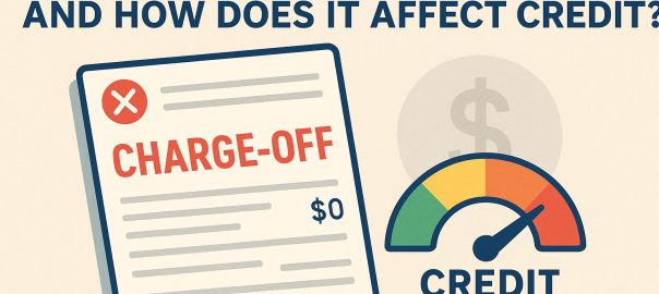 What is a charge-off, and how does it affect credit?